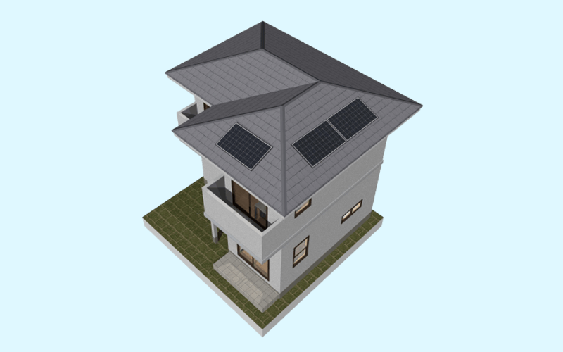 住宅用太陽光発電システムが39万8千円前後で設置